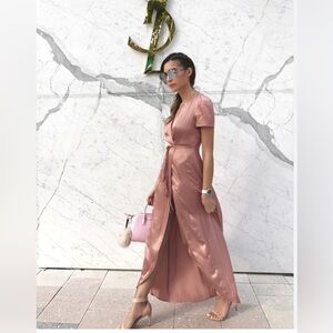 Silk Wrap Dress